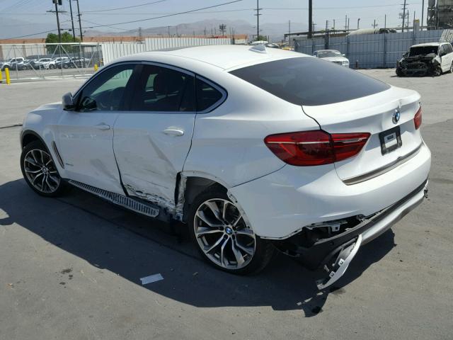 5UXKU0C57G0F93209 - 2016 BMW X6 SDRIVE3 WHITE photo 9