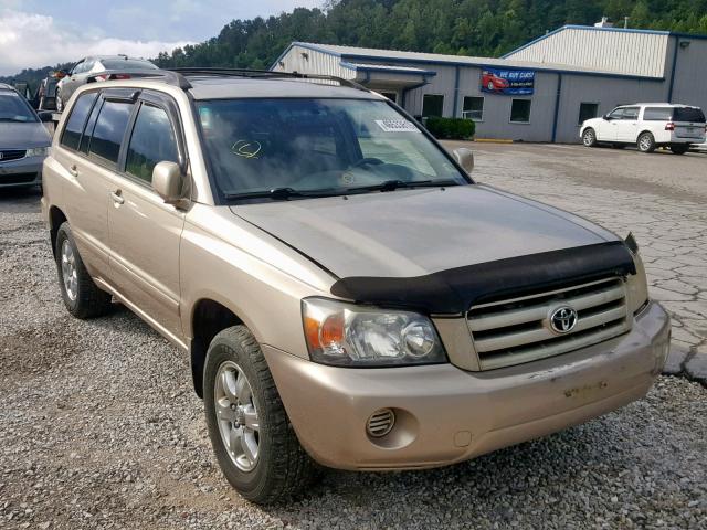 JTEEP21A650119324 - 2005 TOYOTA HIGHLANDER TAN photo 1