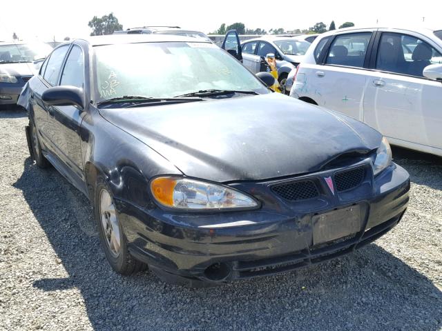 1G2NE52F63C268600 - 2003 PONTIAC GRAND AM S BLACK photo 1