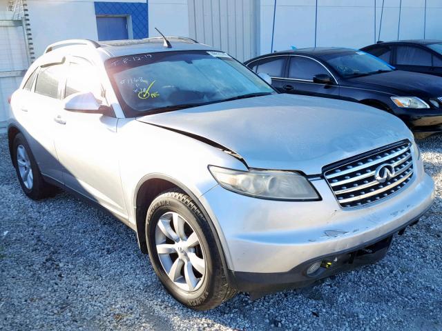 JNRAS08W55X201849 - 2005 INFINITI FX35 SILVER photo 1