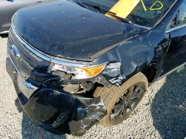 2FMDK4KC7DBB70687 - 2013 FORD EDGE LIMIT BLACK photo 9