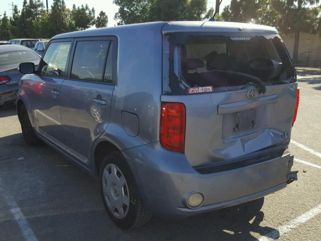 JTLZE4FE8A1103587 - 2010 TOYOTA SCION XB Сұр фото 3