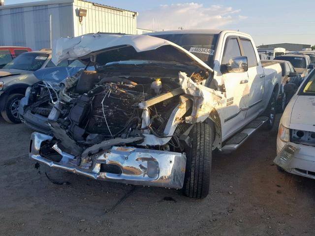 1C6RR7VT2HS688034 - 2017 RAM 1500 LARAM WHITE photo 2