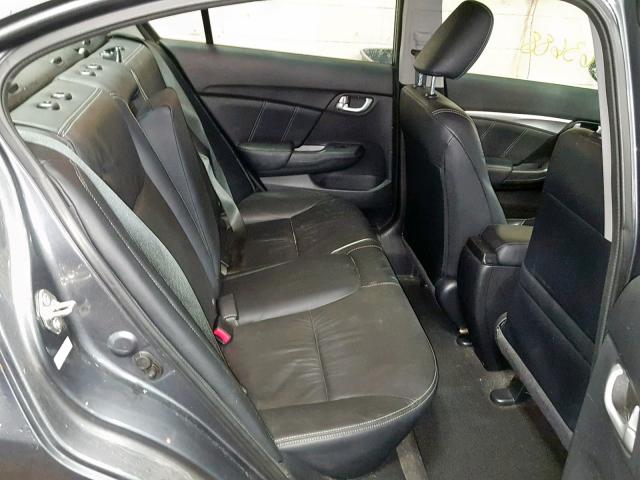19XFB2F9XDE070673 - 2013 HONDA CIVIC EXL 灰色 照片 6