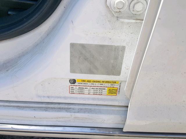 1G1ZC5E18BF350711 - 2011 CHEVROLET MALIBU 1LT WHITE photo 10