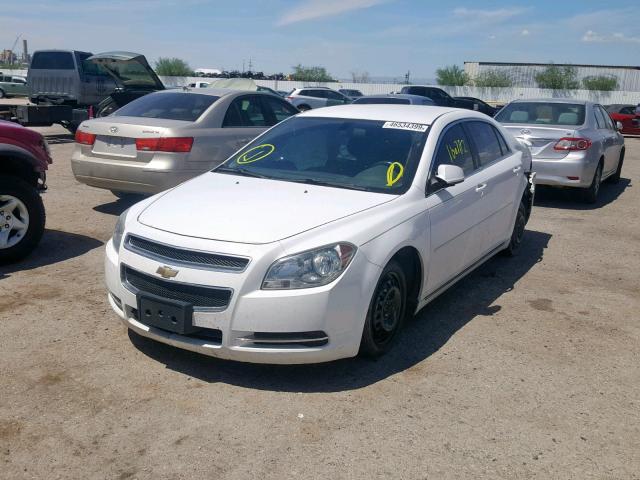 1G1ZC5E18BF350711 - 2011 CHEVROLET MALIBU 1LT WHITE photo 2