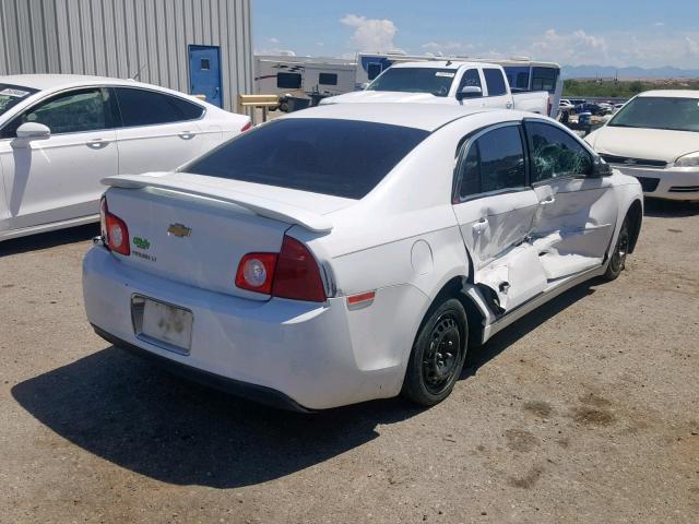 1G1ZC5E18BF350711 - 2011 CHEVROLET MALIBU 1LT WHITE photo 4