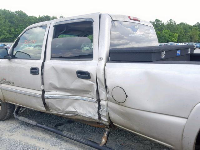 1GTHC23225F863356 - 2005 GMC SIERRA C25 SILVER photo 9