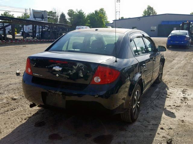 1G1AL58F687197656 - 2008 CHEVROLET COBALT LT BLACK photo 4