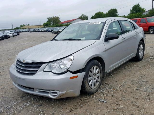 1C3CC4FB1AN128616 - 2010 CHRYSLER SEBRING TO SILVER photo 2