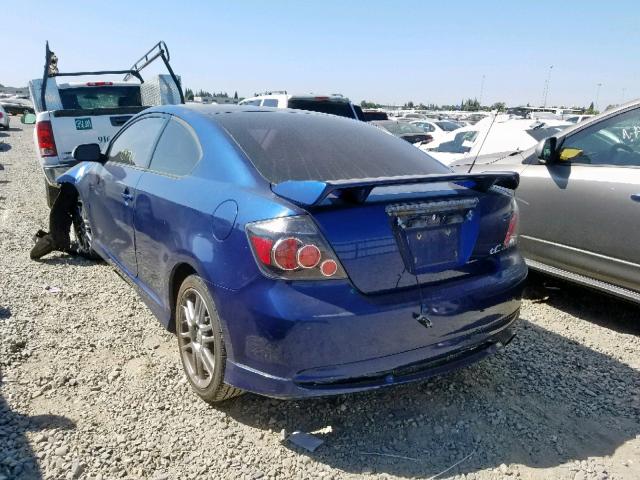 JTKDE167290296478 - 2009 TOYOTA SCION TC ლურჯი ფოტო 3