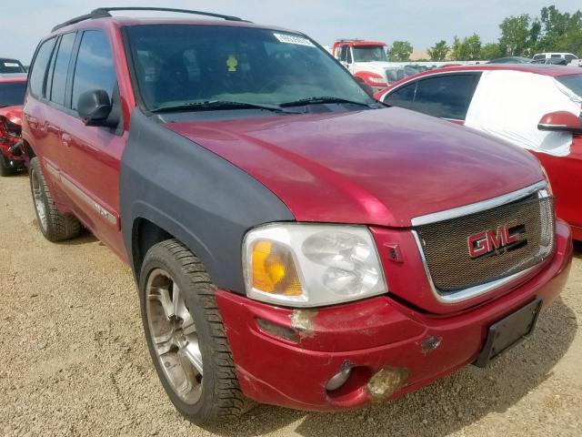 1GKDT13S922121925 - 2002 GMC ENVOY MAROON photo 1