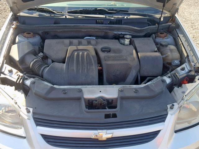 1G1AT58HX97226028 - 2009 CHEVROLET COBALT LT SILVER photo 7