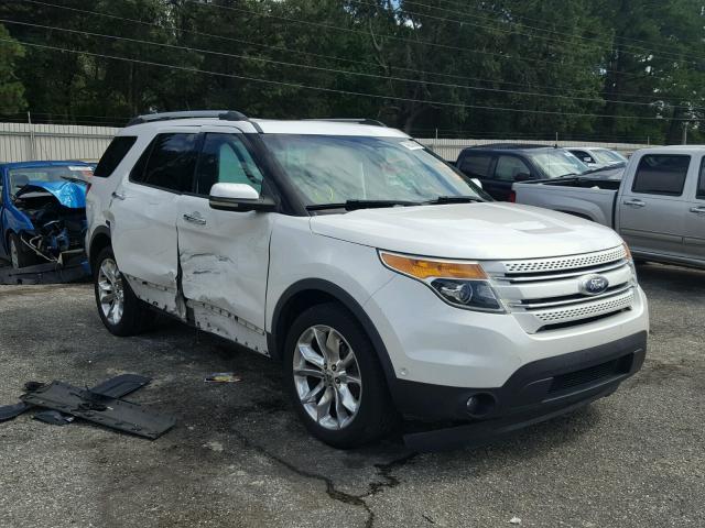 1FMHK8F8XBGA05107 - 2011 FORD EXPLORER L WHITE photo 1