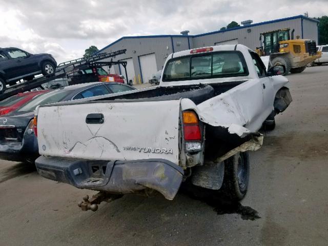 5TBJN32123S396875 - 2003 TOYOTA TUNDRA WHITE photo 4