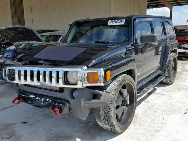 5GTDN136068277663 - 2006 HUMMER H3 BLACK photo 2