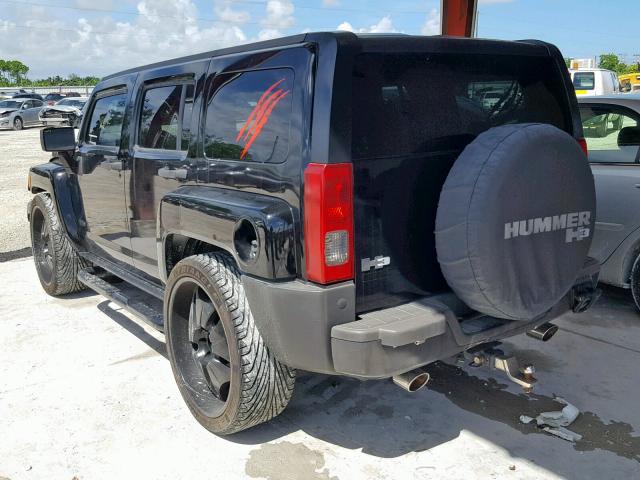 5GTDN136068277663 - 2006 HUMMER H3 BLACK photo 3