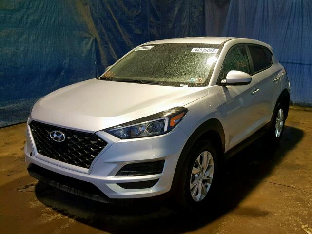 KM8J2CA45KU905214 - 2019 HYUNDAI TUCSON SE SILVER photo 2