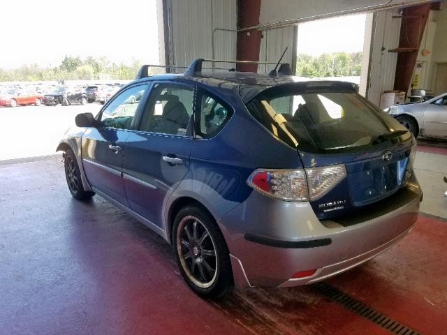 JF1GH6D69BG805603 - 2011 SUBARU IMPREZA OU BLUE photo 3