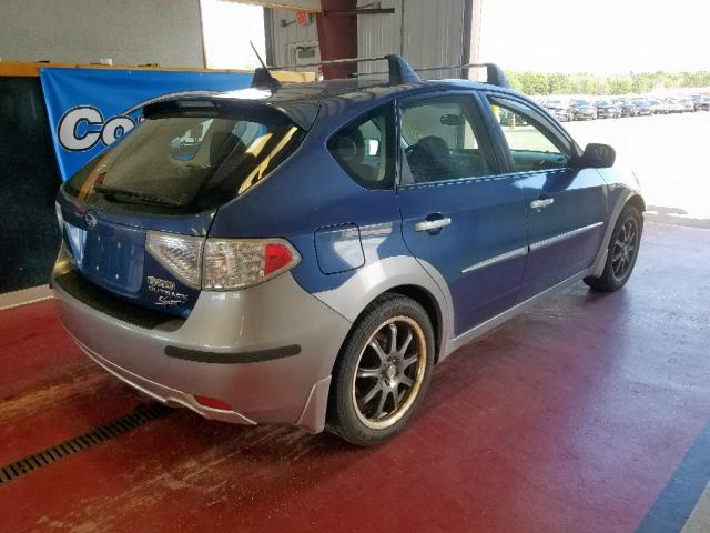 JF1GH6D69BG805603 - 2011 SUBARU IMPREZA OU BLUE photo 4