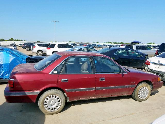 JM1GD2222L1809768 - 1990 MAZDA 626 DX RED photo 9