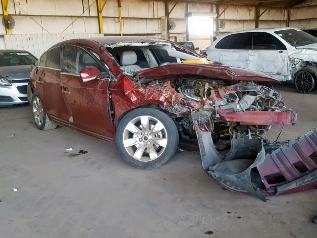 1G4GE5GV6AF169710 - 2010 BUICK LACROSSE C BURGUNDY photo 1