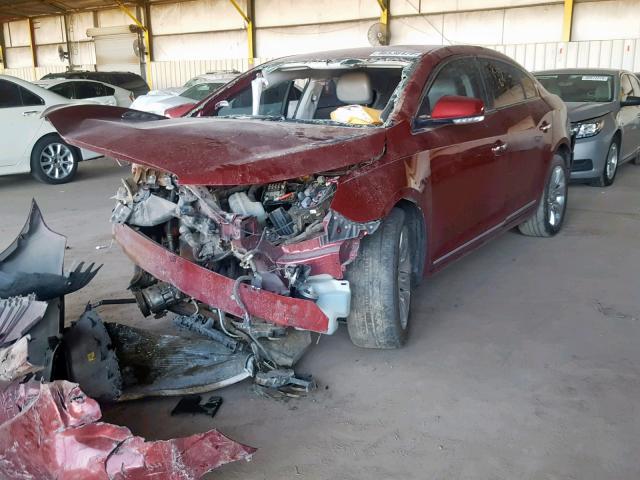 1G4GE5GV6AF169710 - 2010 BUICK LACROSSE C BURGUNDY photo 2