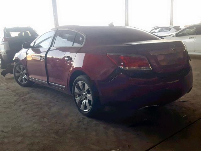 1G4GE5GV6AF169710 - 2010 BUICK LACROSSE C BURGUNDY photo 3