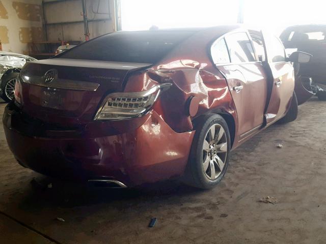 1G4GE5GV6AF169710 - 2010 BUICK LACROSSE C BURGUNDY photo 4