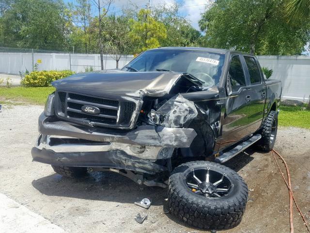 1FTRW12W88FA06621 - 2008 FORD F150 SUPER GREEN photo 2