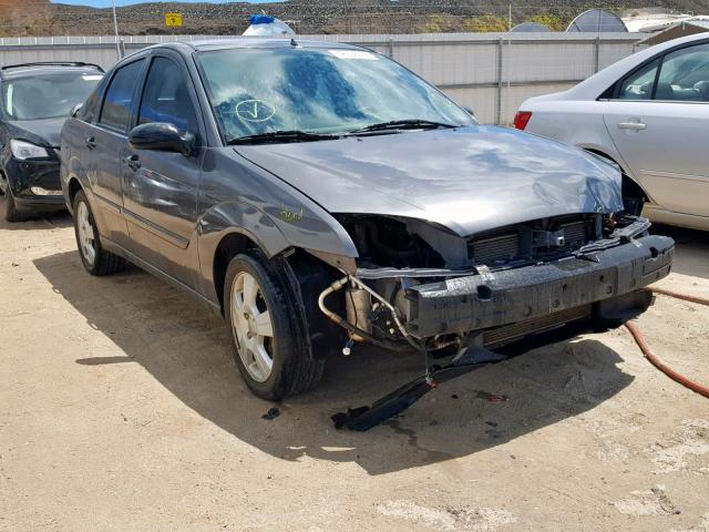 1FAHP34N46W118053 - 2006 FORD FOCUS ZX4 GRAY photo 1