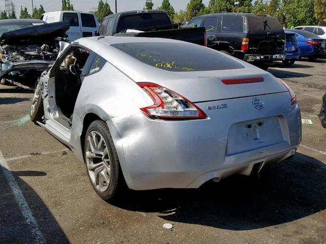 JN1AZ4EH0DM881509 - 2013 NISSAN 370Z BASE SILVER photo 3