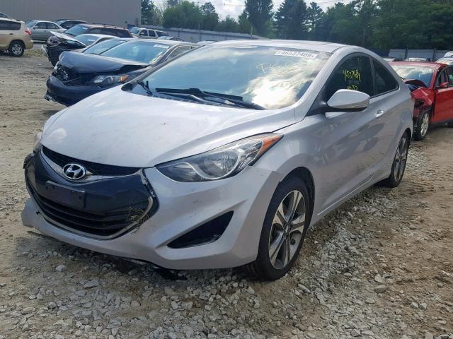 KMHDH6AE4DU002349 - 2013 HYUNDAI ELANTRA CO GRAY photo 2