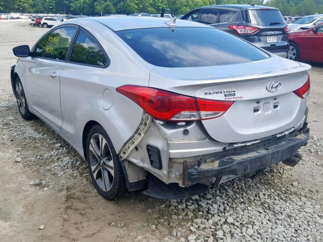 KMHDH6AE4DU002349 - 2013 HYUNDAI ELANTRA CO GRAY photo 3