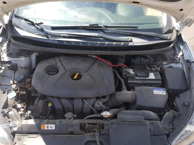 KMHDH6AE4DU002349 - 2013 HYUNDAI ELANTRA CO GRAY photo 7