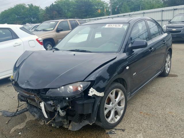 JM1BK323671765049 - 2007 MAZDA 3 S BLACK photo 2