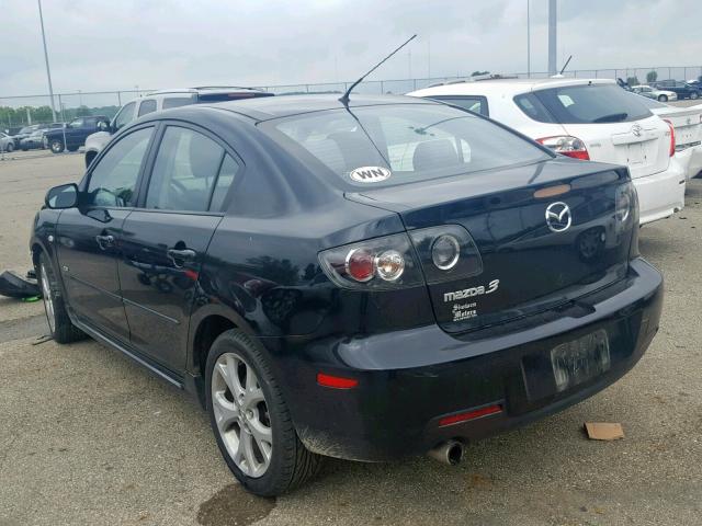 JM1BK323671765049 - 2007 MAZDA 3 S BLACK photo 3