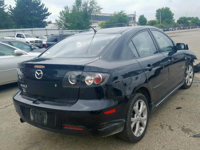 JM1BK323671765049 - 2007 MAZDA 3 S BLACK photo 4