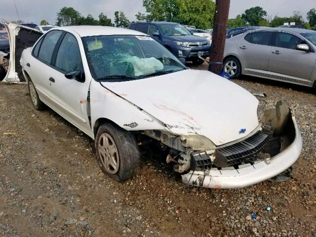 1G1JF524417148380 - 2001 CHEVROLET CAVALIER L WHITE photo 1