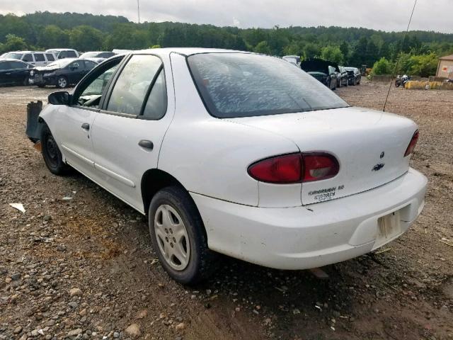 1G1JF524417148380 - 2001 CHEVROLET CAVALIER L WHITE photo 3