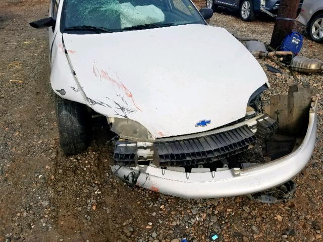 1G1JF524417148380 - 2001 CHEVROLET CAVALIER L WHITE photo 9