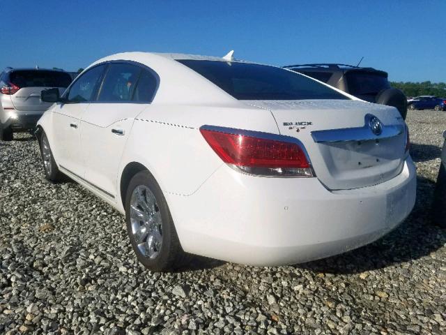 1G4GC5EG0AF206907 - 2010 BUICK LACROSSE C WHITE photo 3