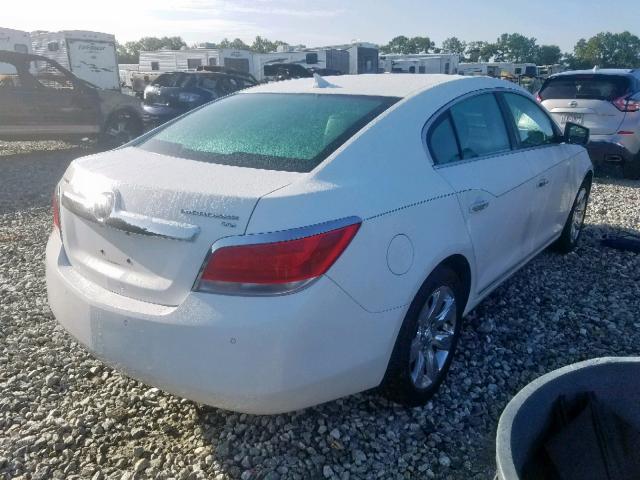 1G4GC5EG0AF206907 - 2010 BUICK LACROSSE C WHITE photo 4