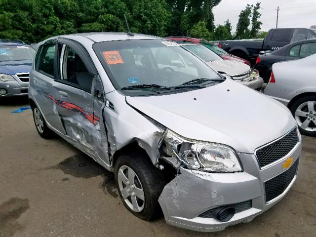 KL1TD6DE5BB162330 - 2011 CHEVROLET AVEO LS SILVER photo 1