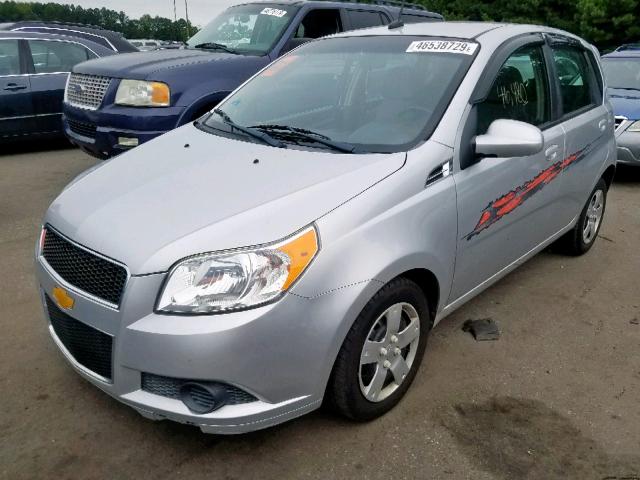 KL1TD6DE5BB162330 - 2011 CHEVROLET AVEO LS SILVER photo 2