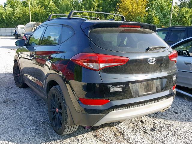 KM8J3CA2XHU434889 - 2017 HYUNDAI TUCSON LIM BLACK photo 3