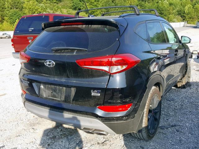 KM8J3CA2XHU434889 - 2017 HYUNDAI TUCSON LIM BLACK photo 4