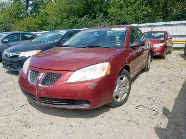 1G2ZF57BX84304097 - 2008 PONTIAC G6 VALUE L RED photo 2