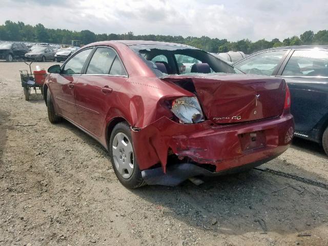 1G2ZF57BX84304097 - 2008 PONTIAC G6 VALUE L RED photo 3