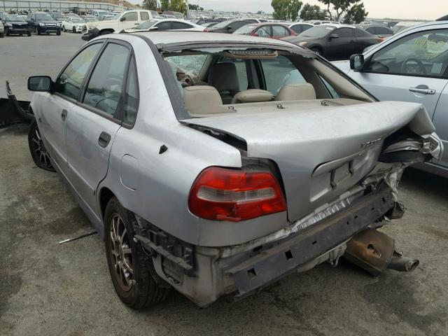 YV1VS27514F068110 - 2004 VOLVO S40 1.9T SILVER photo 3